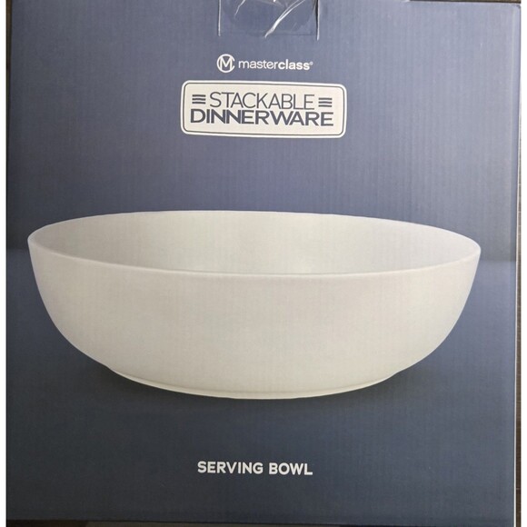 12in. Masterclass Hand Glazed Ceramic Stoneware Serving Bowl